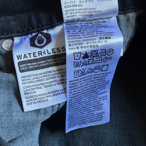 Levi's black 511 slim fit jeans - Picture 8 of 12